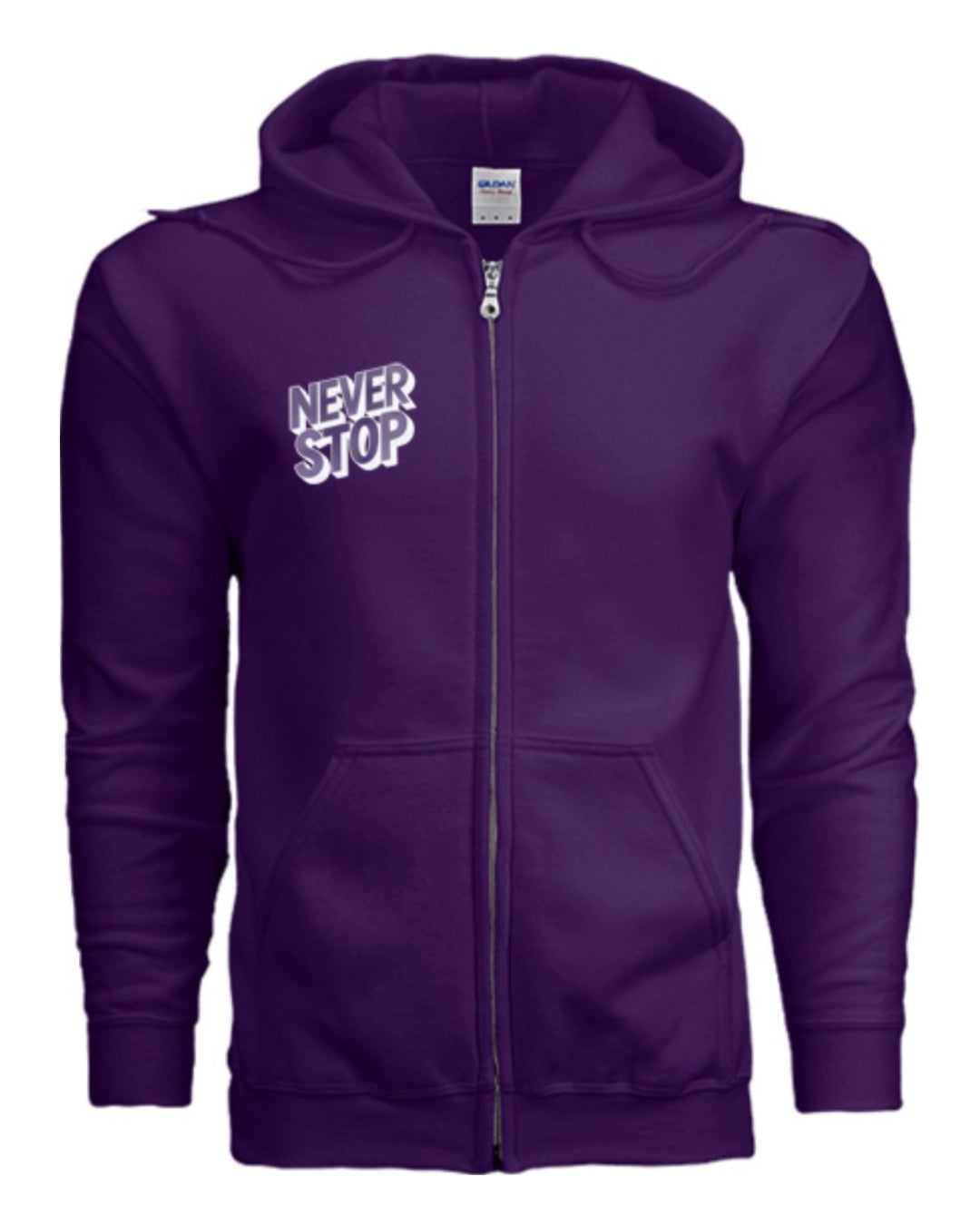 Never Stop Glowing Zip Hoodie